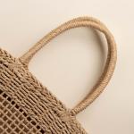 Сумка женская SL Home, ручное плетение, хлопок, длина ручек 18.5 см, 40?27 см