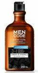 MEN CODE Крем-гель для душа DEEP CLEANING с экстрактами угля и минералов флакон/флиптоп 300мл