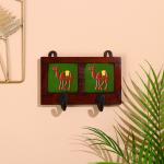 Вешалка настенная «Верблюды», 12?4?10 см, 2 крючка, дерево, МИКС