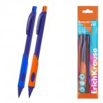 Набор из 2 механических карандашей ErichKrause ErgoLine® Kids Neon 2.0 мм, с точилкой, НВ (в пакете 2 шт.)