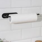 Держатель для бумажных полотенец подвесной Доляна 26?1.5?12 см, чёрный