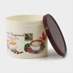 Контейнеры для хранения сыпучих Доляна, набор 6 шт.: 0.15 л, 0.3 л, 0.4 л, 0.5 л, 0.8 л, 1 л, пластик, рисунок МИКС