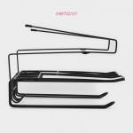 Держатель для кухонных принадлежностей подвесной Доляна, 28.5?25.5?16 см, чёрный