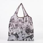 Сумка хозяйственная без застежки, 36?0.5?58 см, бежевая