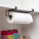 Держатель для полотенец навесной Доляна, 27?7.5?9.5 см, чёрный