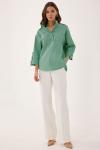Блуза LYUSHe 4081 зеленый