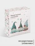 Блинница новогодняя Доляна «Домашние гномики», 23.5?9.7 см, доломит, белая