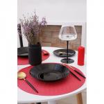 Салфетка сервировочная «Доляна. Классика», красная, d=38 см