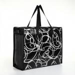 Сумка хозяйственная на молнии, 18 л, 40?15?30 см, чёрная