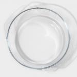 Кастрюля для запекания Доляна «Фуэго», 2 л, 25.5?22?6.2 см, жаропрочное стекло, с крышкой