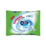 AURA НАБОР Влажная туалетная бумага big-pack 42шт со стриплентой (по 10шт)