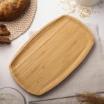 Блюдо для подачи Доляна Striata, овальное, 30?18 см, бамбук