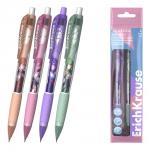 Набор из 2 механических карандашей ErichKrause Butterfly Manga 0.7 мм, с ластиком, НВ (в пакете)