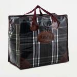 Сумка хозяйственная SHER на молнии, 73 л, 53?29?48 см, зелёная