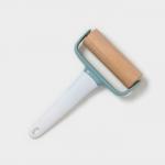 Валик для раскатки теста Доляна «Виктори», 20?12?2 см, дерево, пластик