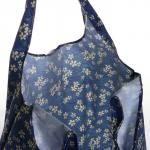 Сумка хозяйственная на кнопке, складная, 38?6?38 см, синяя