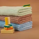 Полотенце банное «Этель. Линии», 70?140 см, коричневое