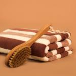 Полотенце банное «Этель. Геометрия», 70?140 см, капучино