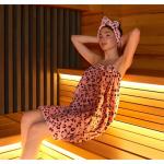 Набор для бани и ванной «Этель. Кошечка», полотенце- парео 75?120 см, повязка на голову, розовый