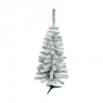 Ель 90см, 80 веток, снежная, флокирование, ПВХ, 26-17