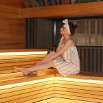 Набор для бани и ванной «Этель. Полосы», полотенце-парео 75?120 см, повязка на голову