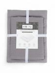 Банные полотенца LoveLife Waffle gray, 2 шт.: 100?150, 50?100 см, хлопок 100%