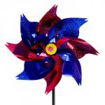 Ветерок - штекер «Вертушка Цветик», садовая, 30 см, набор 3 шт., МИКС