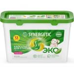 SYNERGETIC 12штх15г Концентрированные гипоаллергенные капсулы для стирки COLOR