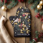 Варежка-прихватка новогодняя «Этель» Wonder christmas 20?28 см, саржа, 100% хл, ватин 250 г/м?