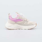 беж-гол-роз полуботинки школьная Комбинирован.