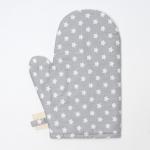 Варежка-прихватка «Этель. Звёзды», 20?28 см, 80% хлопок, 20% п/э, сатин 110 г/м?