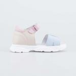 беж-роз-гол туфли летние дошкольная Нат. кожа