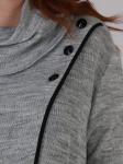 Белорусский кардиган серый женский больших размеров