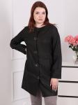Кардиган женский черный на пуговицах