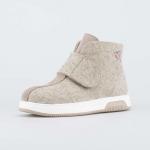бежевый ботинки женская Войлок