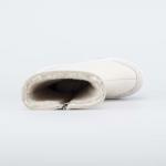 белый сапоги женская Войлок