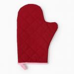 Варежка-прихватка «Этель. Тюльпаны», 20?28 см, саржа, 100% хлопок, ватин 250 г/м?