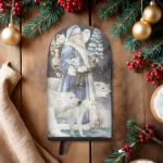 Варежка-прихватка новогодняя «Этель. Мгновения зимы 15?28 см, саржа, 100% хл, ватин 250 г/м?