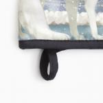 Варежка-прихватка новогодняя «Этель. Мгновения зимы 15?28 см, саржа, 100% хл, ватин 250 г/м?