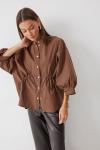 Блуза LYUSHe 4194 коричневый
