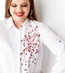 Блуза 56646 белый