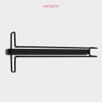 Держатель для бокалов подвесной на 4 предмета Доляна, 10.5?26?7.5 см, чёрный