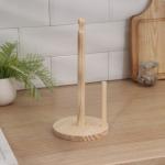 Держатель для бумажных полотенец BellaTenero, с фиксатором, сосна