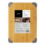 SATOSHI Доска разделочная бамбук, силикон, 35х25х1,5см