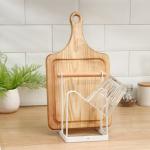 Держатель для кухонных принадлежностей Доляна, 18?12,5?12,5 см, цвет белый