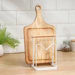 Держатель для кухонных принадлежностей Доляна, 18?12,5?12,5 см, цвет белый