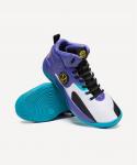 Кроссовки баскетбольные JOGEL Launch 2.0 MID, белый/фиолетовый/голубой