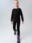 Термокомплект трикот. для девочек: фуфайка (футболка) с длин. рук, брюки для эпизод. использования