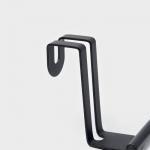 Держатель для полотенец на дверцу Доляна, чёрный