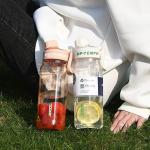 Бутылка для воды  (эко-пластик) в ассортименте (3457)